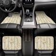 thumbnail image 7 of Crystal Fleece Car Floor Mats Set Of Four - Bottom Injection Molded For Easy Installation To Prevent Interior Contamination Suitable For Most Cars Palegreen Stripe Hand-Drawn Sketch_1, 7 of 7
