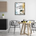 thumbnail image 2 of Stupell Industries Modern But First Coffee Quotes and Sayings Painting Gray Floater Framed Canvas Art Print Wall Art, 25 x 31, 2 of 9