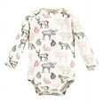thumbnail image 5 of Touched by Nature Infant Girl Organic Cotton Long-Sleeve Bodysuits, Girl Woodland, 12-18 Months, 5 of 7