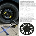 thumbnail image 4 of Wheel Rim Protector, Easy Installation 15in Wheel Hubcap Black Universal Fit Sporty  for Cars, 4 of 8