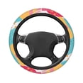 thumbnail image 4 of YFYANG Universal Elastic Colorful Abstract Graffiti Car Steering Wheel Cover, Non-Slip Sweat Absorbent, 4 of 8