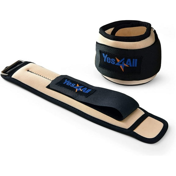 Yes4All Neoprene Ankle / Wrist Weights, 1-5 lbs Pair