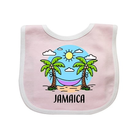 Summer Vacation in Jamaica Baby Bib