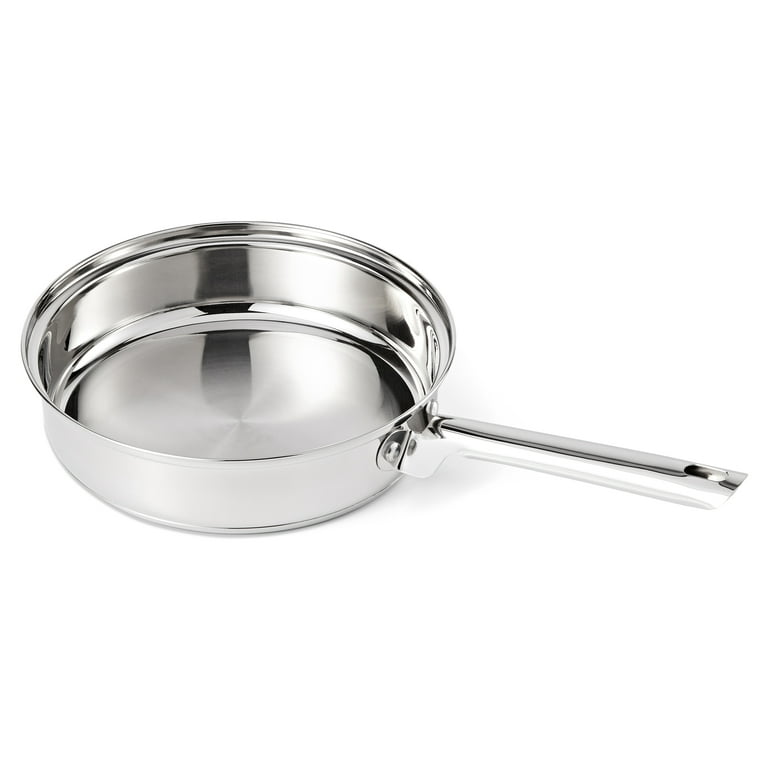 Mainstays Stainless Steel 1-Quart Saucepan with Straining Lid 