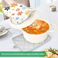 thumbnail image 3 of Yayeee Pot Holders Kitchen Heat Resistant with Pocket 7"x9.8" Cotton Oven Cooking Hot Pads, Colorful Retro Floral, 3 of 7