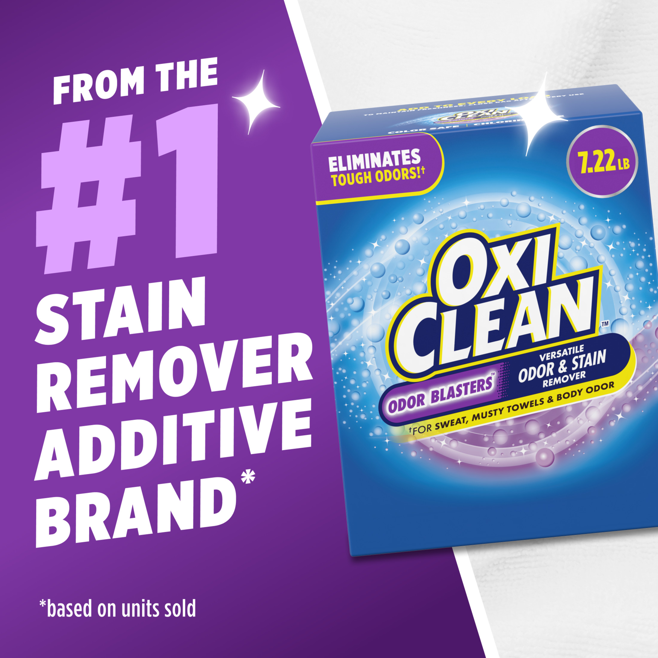 OxiClean Odor Blasters Versatile Stain Remover, 7.22 lb photo 7