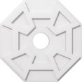 thumbnail image 1 of Ekena Millwork CMP20LG-04000 20 Po OD x 4 Po ID Carré Logan Architectural Grade PVC Contemporain Plafond Médaillon, 1 of 1