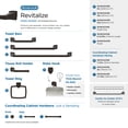 thumbnail image 5 of Amerock Revitalize Oil-Rubbed Bronze 9 inch (229mm) Towel Bar, 5 of 6