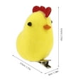 thumbnail image 3 of 24 PCS Encantadora Pascua Pin Pin Polluelos Diseñado Play Clip Pein Barrettes (Amarillo), 3 of 8