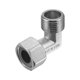 thumbnail image 1 of Adaptador de Conector de Manguera en Forma de L G1/2 Macho a Hembra de Unique Bargains, 1 of 6
