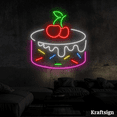 thumbnail image 4 of Craftnamesign Cake Neon Sign, Cake Shop LED Sign, Bakery Wall Art Decor, 4 of 4