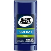 Right Guard Sport Antiperspirant Deodorant Invisible Solid Stick, Fresh, 2.6 oz