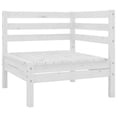 thumbnail image 3 of vidaXL 8 Piece Garden Lounge Set Solid Pinewood White, 3 of 8
