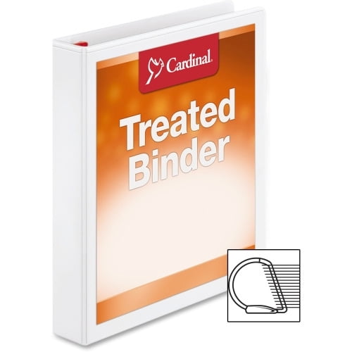 Cardinal Locking Slant-D ClearVue Binder 1 1/2' Binder Capacity - Letter - 8 1/2' x 11' Sheet Size - 375 Sheet Capacity - 1 3/5' Spine Width - 3 x D-Ring Fastener(s) - 2 Inside Front & Back Pocket(s)