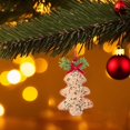 thumbnail image 4 of Christmas Hanging Ornaments  Star/Tree Shaped Pendant with Red Berry for Christmas Tree, 4 of 7