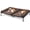 Waterproof-Brown, variant on Elevated Dog Bed for Two Dogs, Cooling Raised Dog Bed with Removable Waterproof Bolster Mat, 59" x 37.5" Double Dog Bed, Outdoor & Indoor Pet Cot with Breathable Mesh, Non-Slip Feet, Grey