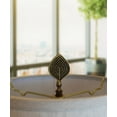 thumbnail image 2 of Birch Leaf Decorative Lamp Finial Antique Brass, 3.25"h, 2 of 4
