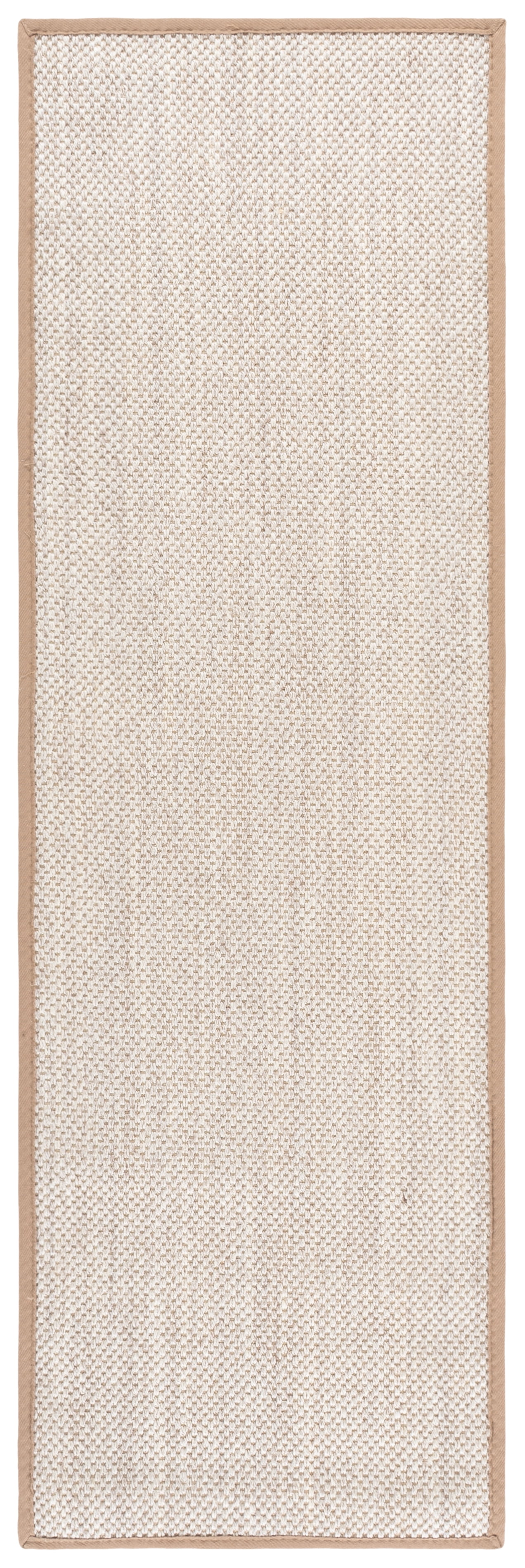 Safavieh Natural Fiber Kentigern Solid Runner Rug, Marble/Linen, 3' x 6'