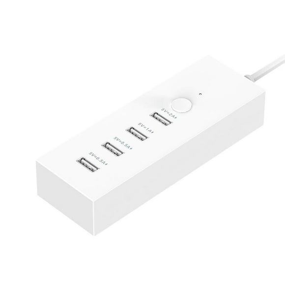Ruiboury 4 Ports ABS Charging Station Convenient Multi USB Charger For Smartphones Tablet Computer No.1
