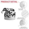 thumbnail image 4 of Salouo Yin And Yang for Adult Christmas Hat Xmas Holiday Hat Santa Hat for Women & Men Festive Headwear Accessories Fit for Christmas/ New Year/Holiday/Party,1PC, 4 of 6