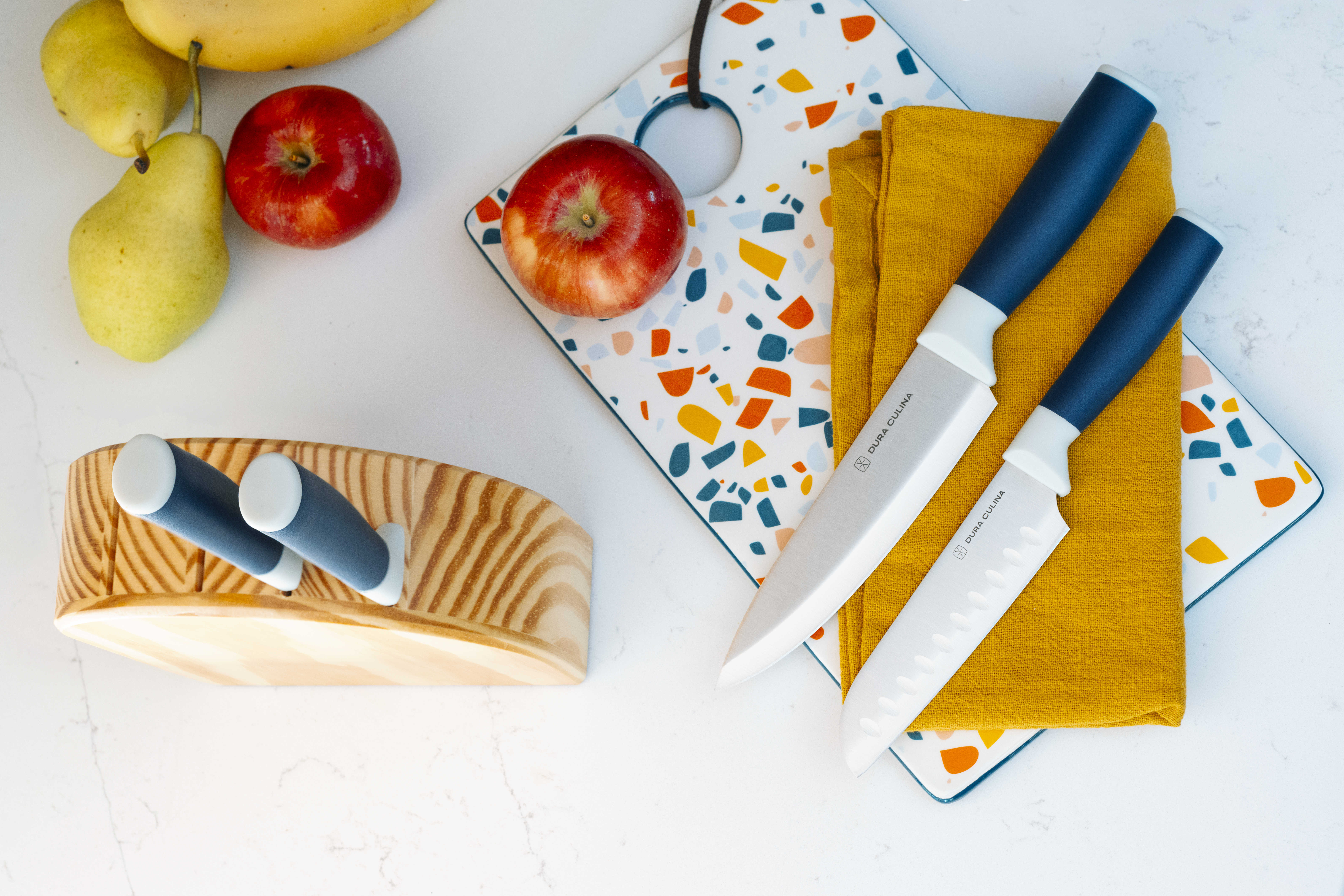 Dura Living 5-Piece Kitchen Knife Starter Block Set