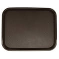 thumbnail image 3 of G.E.T. FT-18-BR Cafeteria / Fast Food Plastic Tray, 14" x 18", Brown(Set of 12), 3 of 3