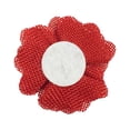 thumbnail image 2 of Wrapables® Shabby Chic Burlap Rose Flower (Set of 20), Red, 2 of 4