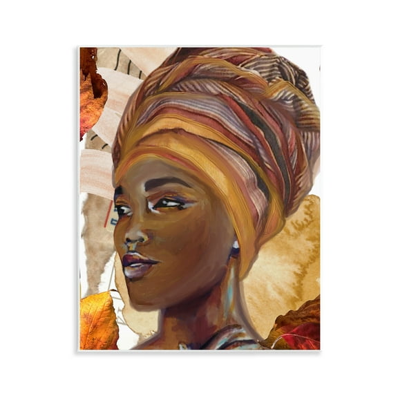 Stupell Industries Natural Tone Woman Portrait People Painting Unframed Art Print Wall Art, 11 x 14