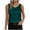 #0475-Green, variant on Favoffer Women's Satin Camisoles Sleeveless V Neck Solid Color Loose Fit Casual Summer Tops for Vacation Beach Street Outdoor Dating Holiday