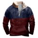 thumbnail image 1 of pstuiky camisa de manga larga para hombre, Sudadera informal de manga larga con cuello alto y estampado de leopardo para Halloween para hombre salir tops s, 1 of 3