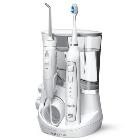 Waterpik Complete Care 5.0 Water Flosser + Sonic Electric Toothbrush,...