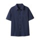 thumbnail image 2 of pstuiky camisetas de hombre, Camisa informal de manga corta con solapa y botones de color liso para hombre camisetas de hombre xxxxl, 2 of 9