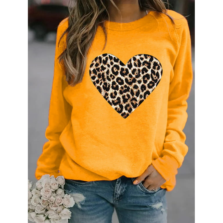 Leopard Heart Sweatshirt