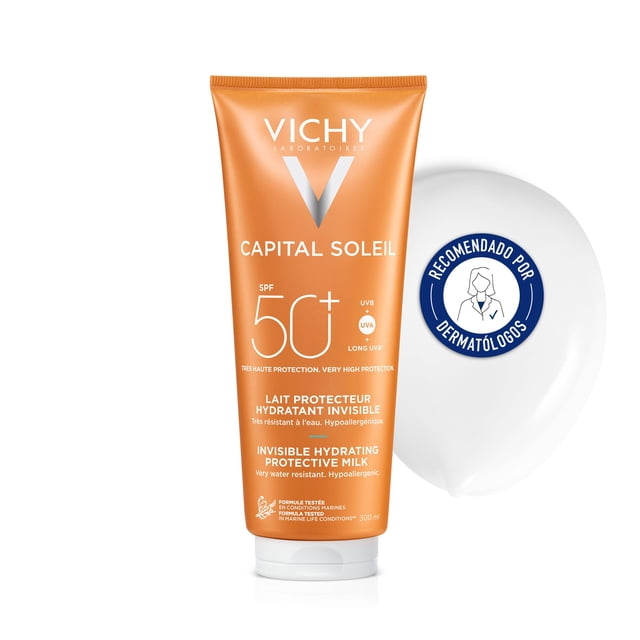 Vichy Ideal Soleil Protector Solar para La Familia FPS 50+ 300 ml (El paquete puede variar!)