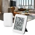 thumbnail image 1 of OULII 1Transmitter Wireless Thermometer Hygrometer for Indoor Outdoor Monitoring in Rectangular Shape, 1 of 8
