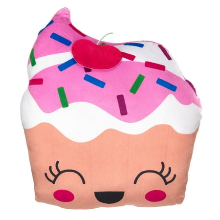 Kawaii Cupcake Plush Pillow - Walmart.com