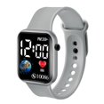 thumbnail image 1 of Kids Sports Watch Luminous Precise Silicone LED Digital Display Wristwatch for Fitness, 1 of 10