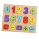 thumbnail image 5 of Alfabeto Número Jigsaw Juego de correspondencias Aprendizaje Aprendizaje Alfabeto Número Habilidades básicas ños de 2 a 4 años M 0-9 Número Sunnimix rompecabezas de madera, 5 of 8