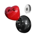 thumbnail image 2 of GUOOL Car Push Start Button with Rocker Lever Car Interior Decoration Heart Shaped Red, 2 of 9