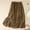 Khaki, variant on A Line Skirt for Women High Waist Vintage Midi Skirts Flowing Swing Long Skirt Loose Casual Boho Summer Skirts
