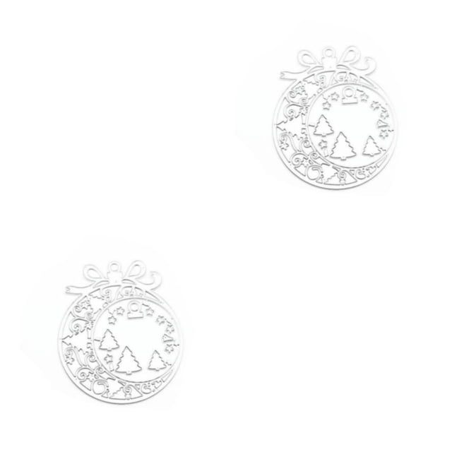 Advancent Troqueles de Metal de campana de Navidad Plantilla de colección de recortes en relieve artesanía de autoensamblaje regalo familiar 2Conjunto