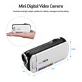thumbnail image 4 of Cámara DV Mini Compacta con Pantalla Táctil de 3.0 Pulgadas y Luz LED, Resolución Full HD 1080P, Batería Recargable y Control Remoto Incluido, Color Blanco, 4 of 6
