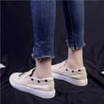thumbnail image 4 of Chaussures en Toile pour Femmes Chaussures de Sport Plates Chaussures Décontractées à Fermeture Éclair Chaussures en Toile, 4 of 9