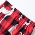 thumbnail image 6 of Meichang Family Christmas Pajamas Matching Sets with Xmas Tree Graphic Tops and Plaid Pant 2 Piece Christmas Pjs, 6 of 10