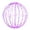 Pink, variant on Vickerman 480Lt x 40" Fold Flat Purple Led Jumbo Hanging Sphere.