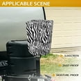 thumbnail image 3 of Yuyamidu Zebra Stripes Trailer RV Electric Jack Cover, Waterproof RV Tongue Jack Protective Cover, 300D Polyester Travel Electric Tongue Jack Cover, Universal Size, 3 of 7