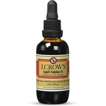 J.CROW'S Lugol's Solution of Iodine 2% 2oz