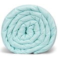 thumbnail image 5 of Costway 15lbs Premium Cooling Heavy Weighted Blanket Soft Fabric Breathable 48'' x 72'', 5 of 11