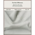 thumbnail image 4 of Cozy Earth Waffle Bath Towels - 60% Cotton 40% Viscose from Bamboo Bath Towels 30 x 58 Inches - Soft & Absorbent Terry, Reversible Mini Textured Waffl, 4 of 6