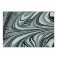 thumbnail image 1 of Abstract Cutting Board, Mix of White and Black Hallucinatory and Surreal Liquid Marble Graphic Art, Decorative Tempered Glass Cutting and Serving Board, Small Size, Grey, by Ambesonne, 1 of 1
